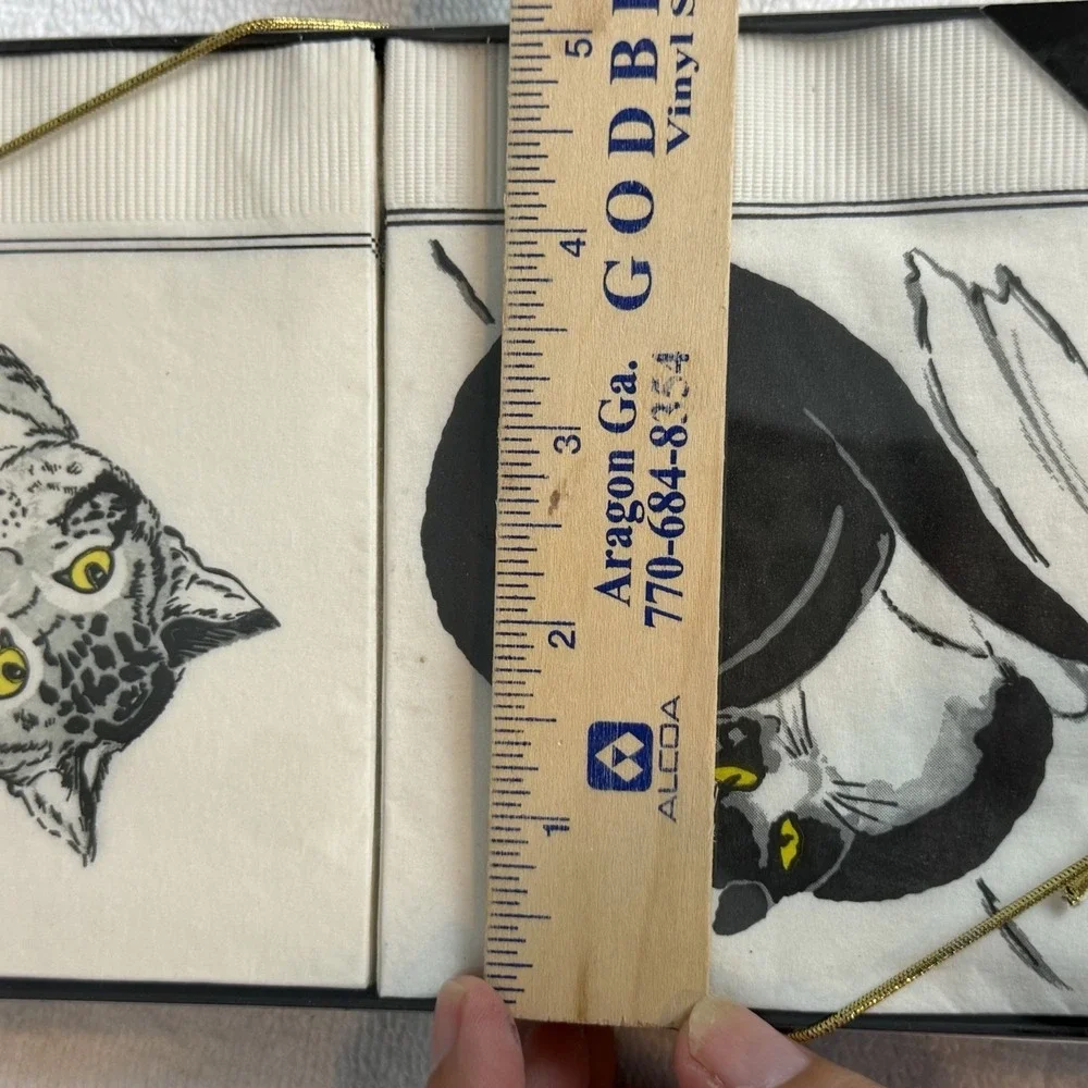 Metropolitan Museum of Art cat napkins